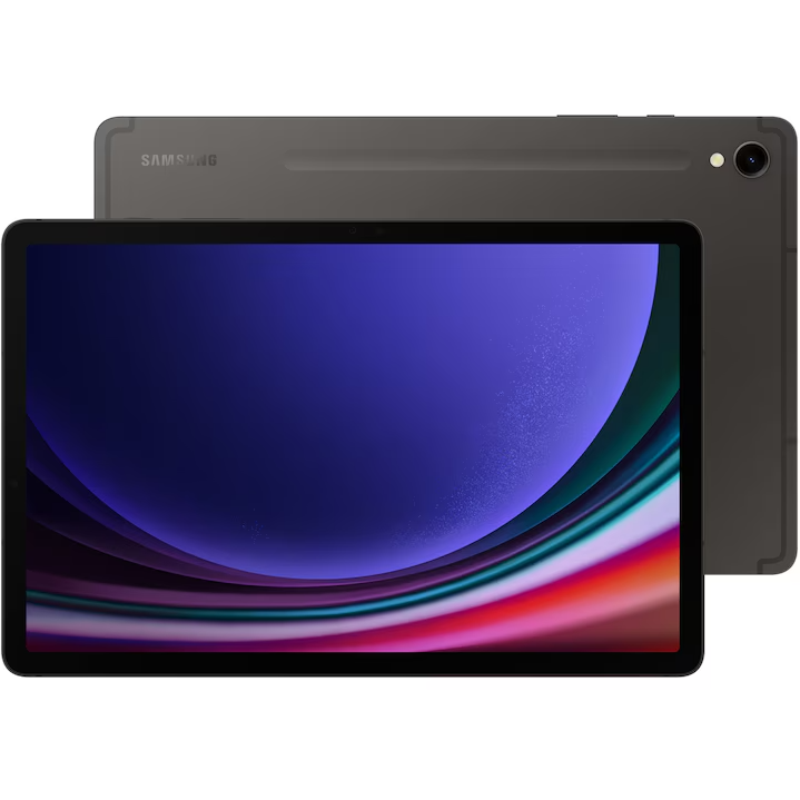 Tableta Galaxy Tab S9 X710 12GB 256GB WiFi Graphite + Husa cu Tastatura Book Cover Black