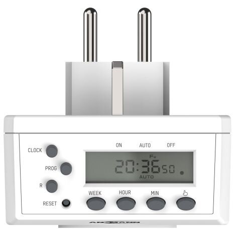 Temporizator Digital Saptamanal AES5 Switch 8 Timpi de Comutare 3680W Alb