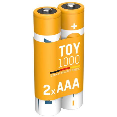 Baterie Reincarcabila NiMH 2 x AAA/HR03 1000mAh 1.2V Galben
