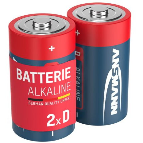 Baterie Alcalina 2 x D/LR20 1.5V Rosu/Albastru