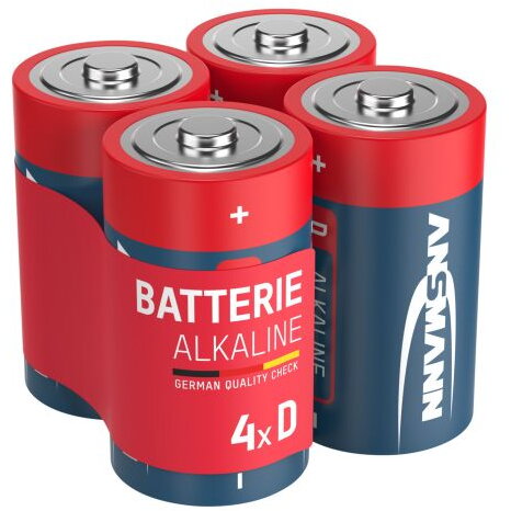 Baterie Alcalina 4 x D/LR20 1.5V Rosu/Albastru