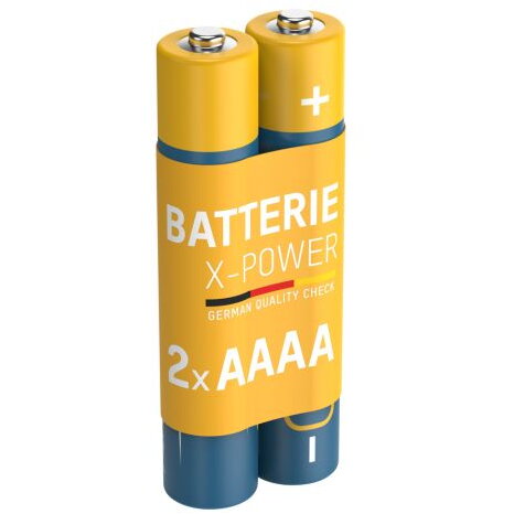 Baterii Alcaline Premium X-Power 2 x AAAA/LR8 1.5V Albastru/Galben