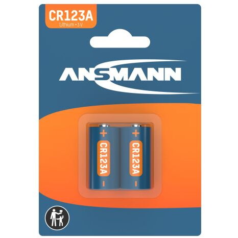 Baterii Litiu 2 x CR123A/CR17335 3V Albastru