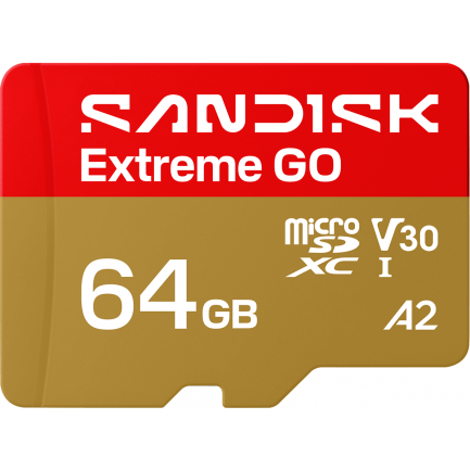 Card microSDXC Extreme GO Android A2 64Gb Clasa 10 / UHS-1 U1 SDSQXGN-064G-GN6MN