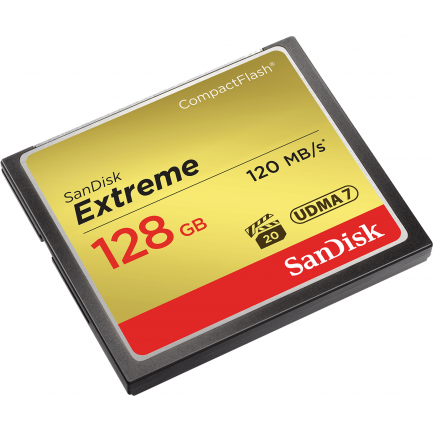 Card Sandisk CompactFlash Extreme 128Gb UDMA 7 SDCFXSB-128G-G46