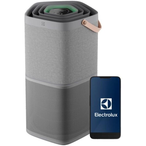 Purificator de Aer Pure 600 CADR 520mc/h Filtrare in 5 Etape Ionizare Wi-Fi Gri