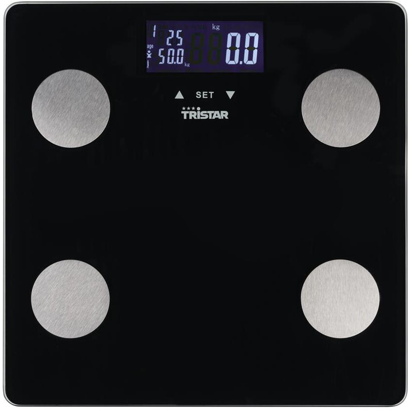 Cantar Corporal WG-2442 Afisaj LCD Maxim 150KG Negru