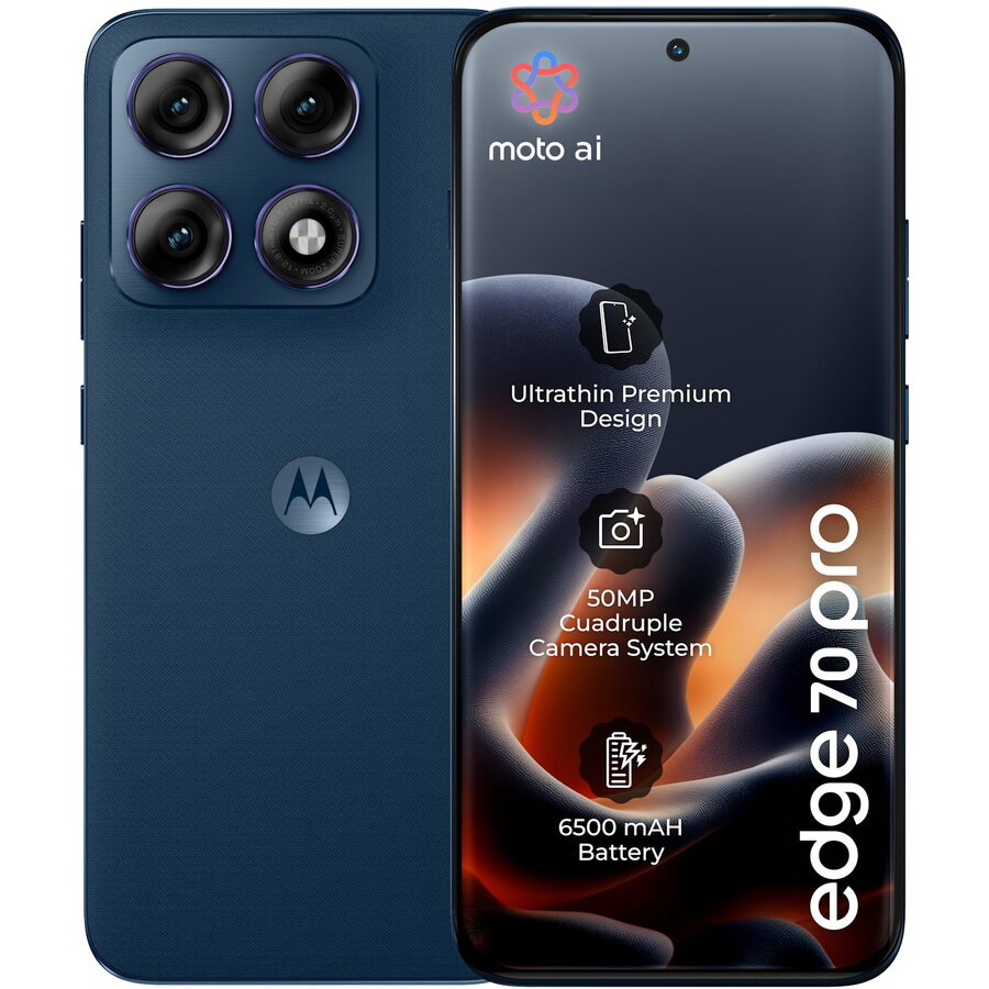 Telefon mobil Edge 70 Pro 256GB 8GB RAM Dual Sim 5G PANTONE Titan