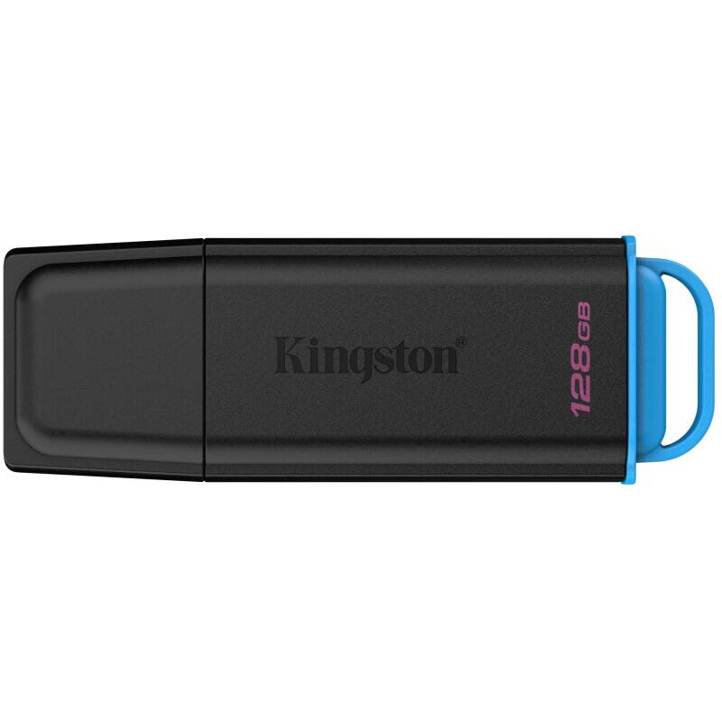 Memorie USB DataTraveler Exodia Interfata USB 3.2 Gen 1 128GB Negru/Albastru