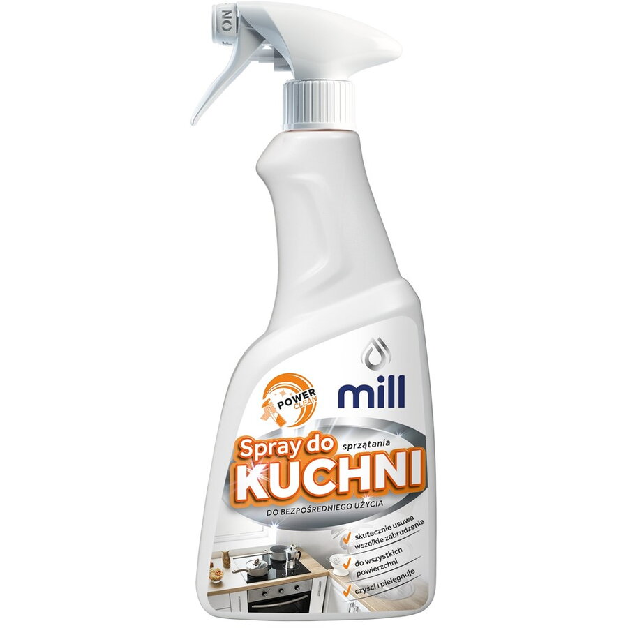 Spray Curatare Mill Bucatarie 555ml Alb