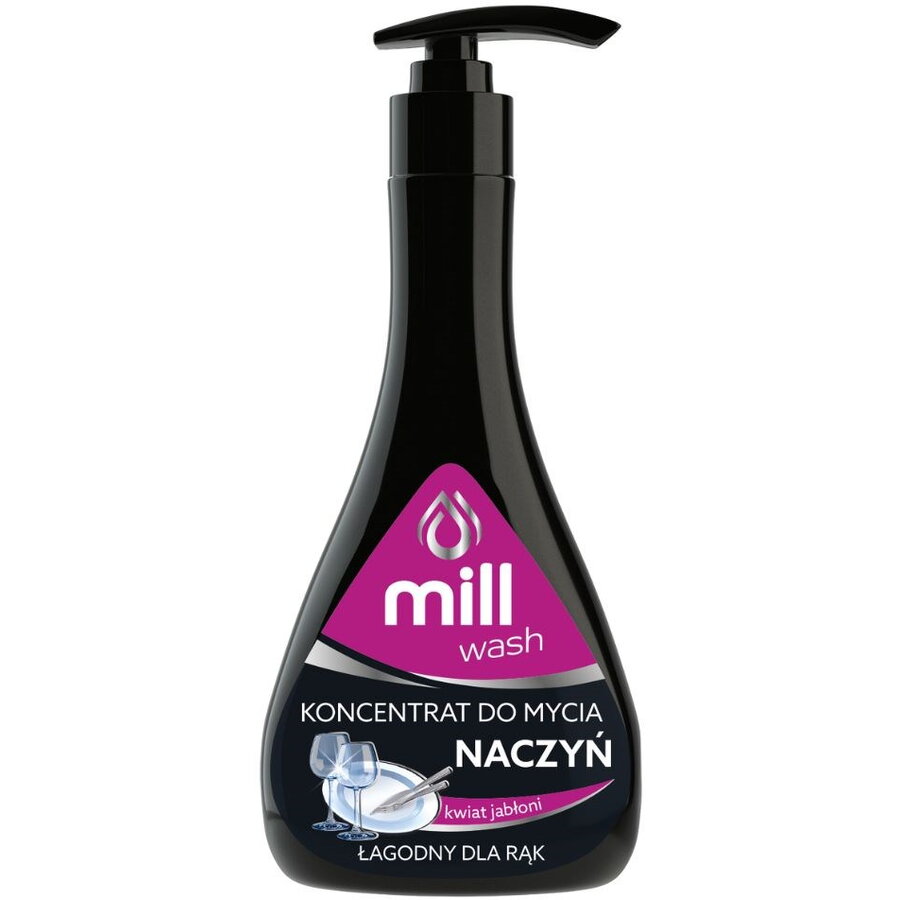 Lotiune de Spalat Vase Mill Wash Concentrata cu Parfum de Floare de Liliac 555ml Negru