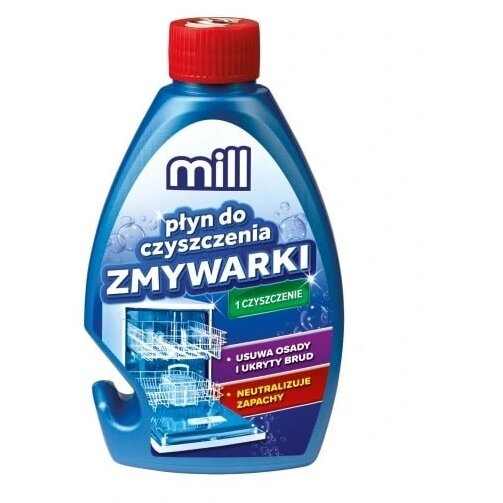 Solutie Curatare Mill 3-in-1 pentru Masina de Spalat Vase 250ml Albastru