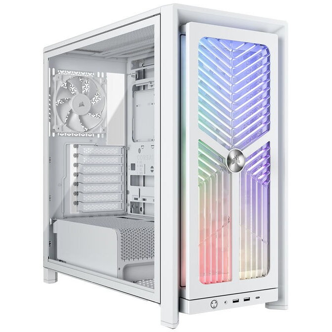 Carcasa FRAME 4000X RS Midi-Tower E-ATX - 4x RS120 Alb