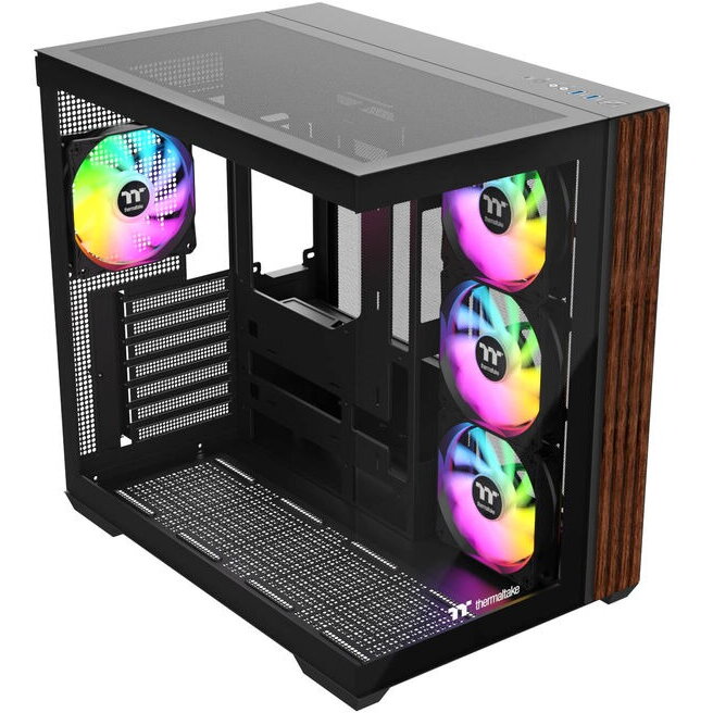 Carcasa Thermaltake View 380 WS ARGB Midi-Tower ATX ARGB Tempered Glass Negru — imaginea 2