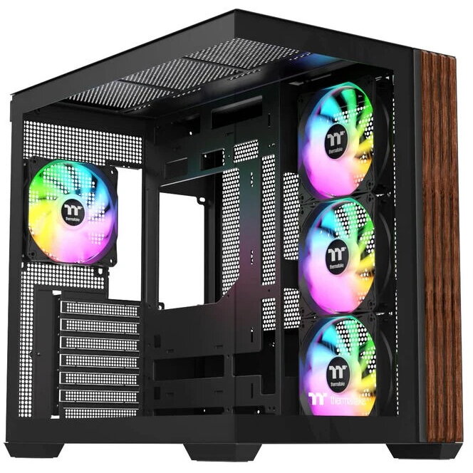Carcasa Thermaltake View 380 WS ARGB Midi-Tower ATX ARGB Tempered Glass Negru — imaginea 3