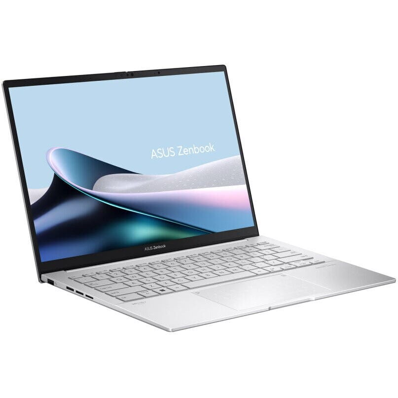 Laptop ZenBook 14 OLED 3K 14 inch Intel Core Ultra 9 285H 16GB 512GB SSD Windows 11 Home Silver