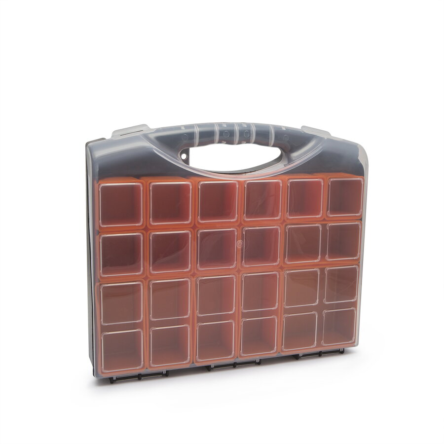 Cutie Organizator pentru Accesorii cu 16 Compartimente Detasabile 300 x 255 x 54mm Negru