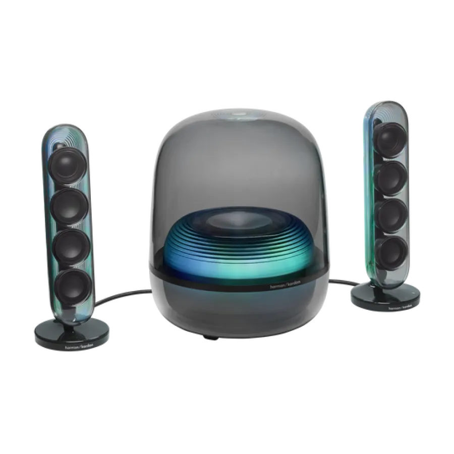 Sistem Audio 2.1 HARMAN KARDON SoundStick 5 Bluetooth Putere RMS 190W Design Transparent Negru
