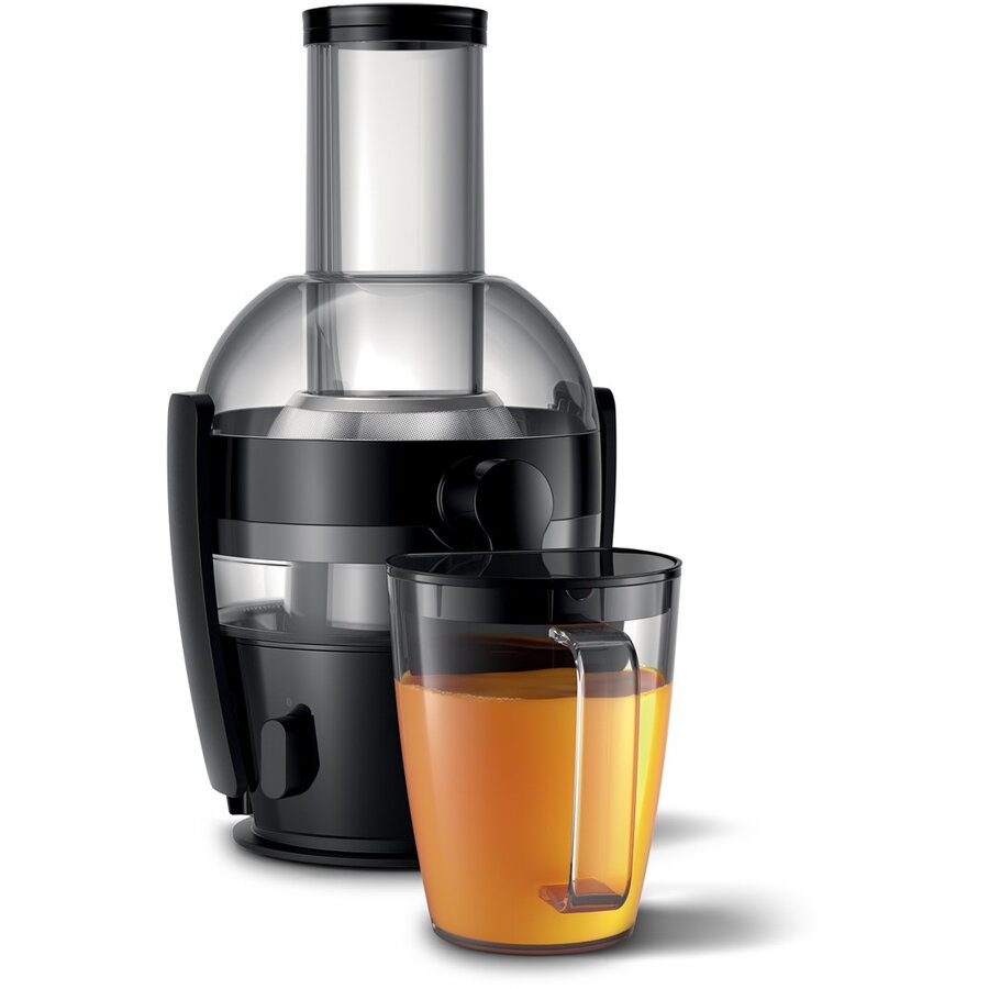 Storcator de Fructe si Legume Viva Collection HR1856/70 Putere 800W Negru