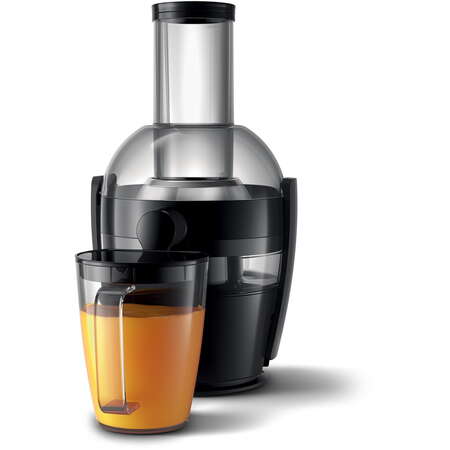 Storcator de Fructe si Legume Viva Collection HR1856/70 Putere 800W Negru