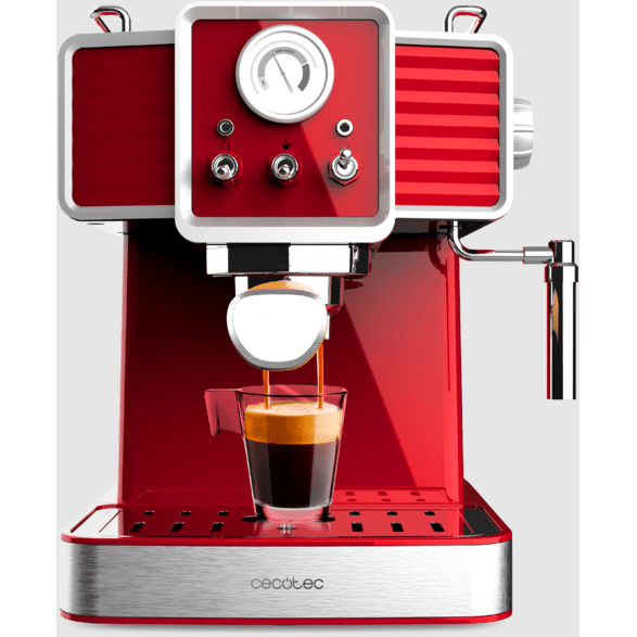 Espressor Cafea Cecotec Power Espresso 20 Tradizionale Light Red