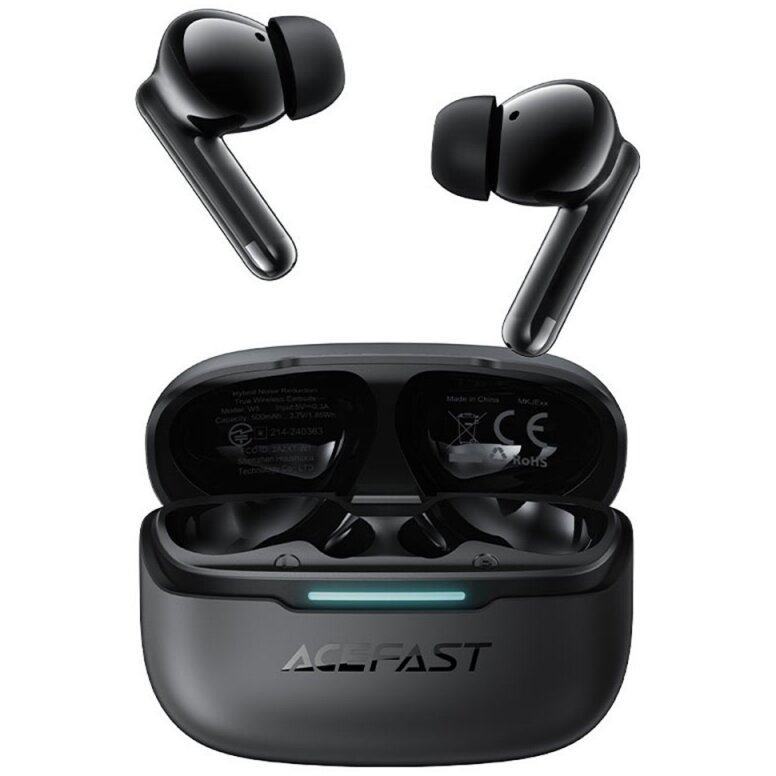 Căști Acefast Handsfree Bluetooth W5 TWS ANC Negru