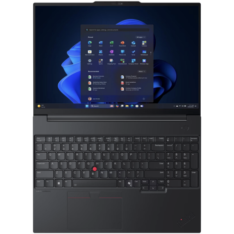 Laptop Lenovo ThinkPad E16 G4 WUXGA 16 inch AMD Ryzen AI 5 430 16GB 512GB SSD Windows 11 Pro Black — imaginea 4