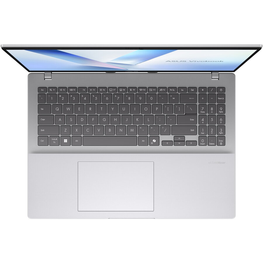 Laptop Asus Vivobook 16 X1607AA-MB010W Intel Core Ultra 5 325 16inch WUXGA 16GB 512GB Windows 11 Home Cool Silver — imaginea 6