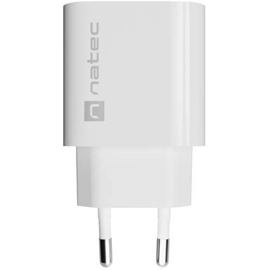 Incarcator Natec RIBERA 1X USB-A 18W Alb