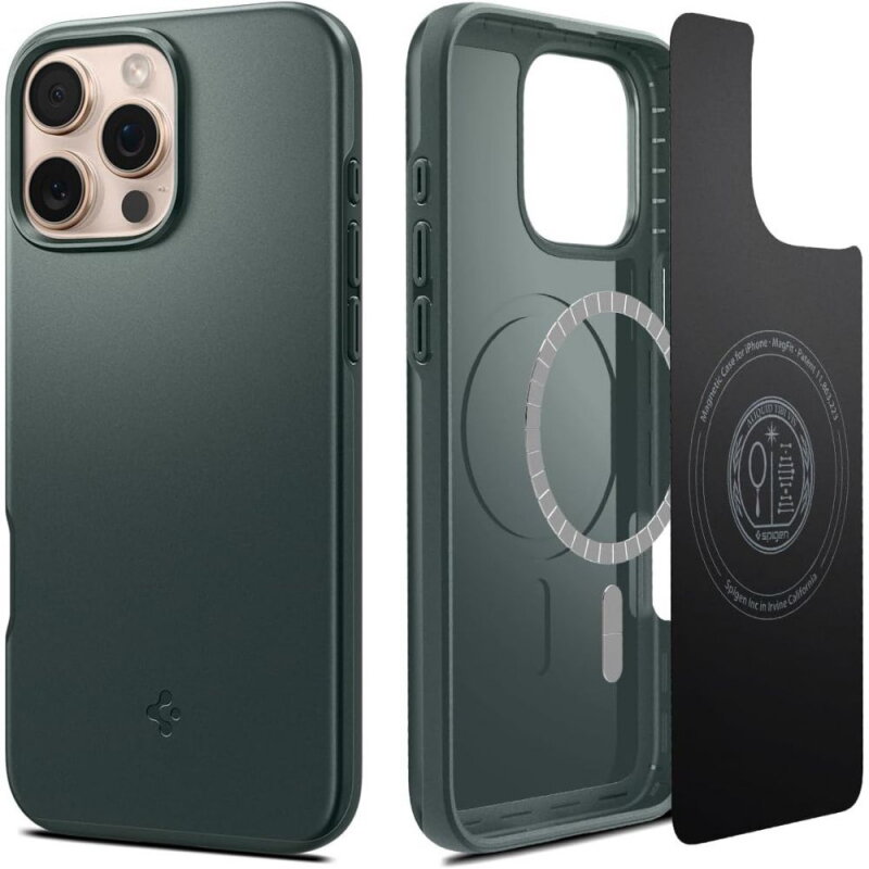 Husa Spigen Apple iPhone 16 Pro Max Thin Fit Verde