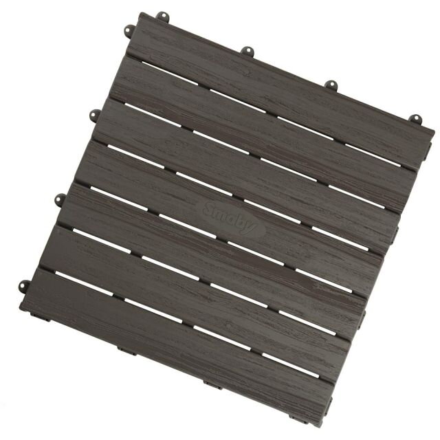 Podea pentru Căsuță Smoby Set 45x45cm 6 Bucăți +2ani Gri