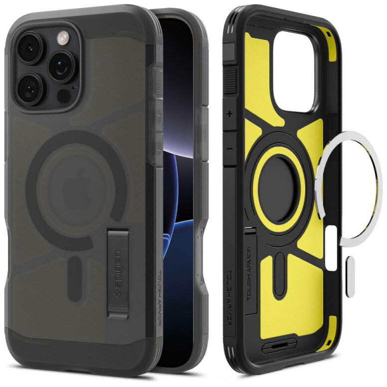 Husa Spigen Apple iPhone 16 Pro Tough Armor Negru
