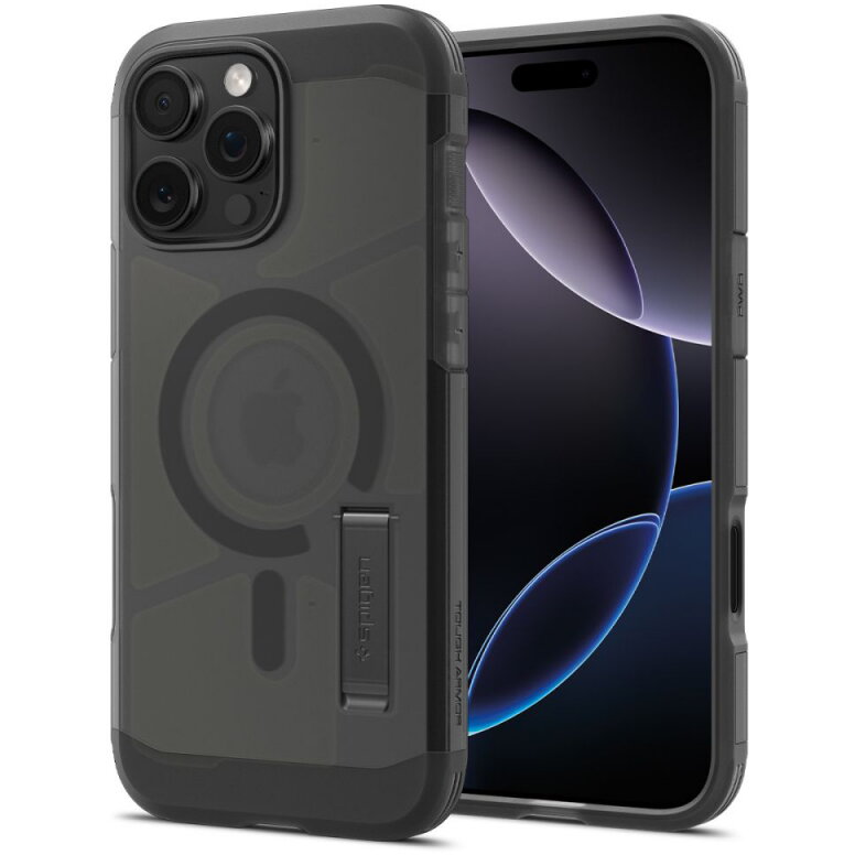 Husa Spigen Apple iPhone 16 Pro Tough Armor Negru — imaginea 5