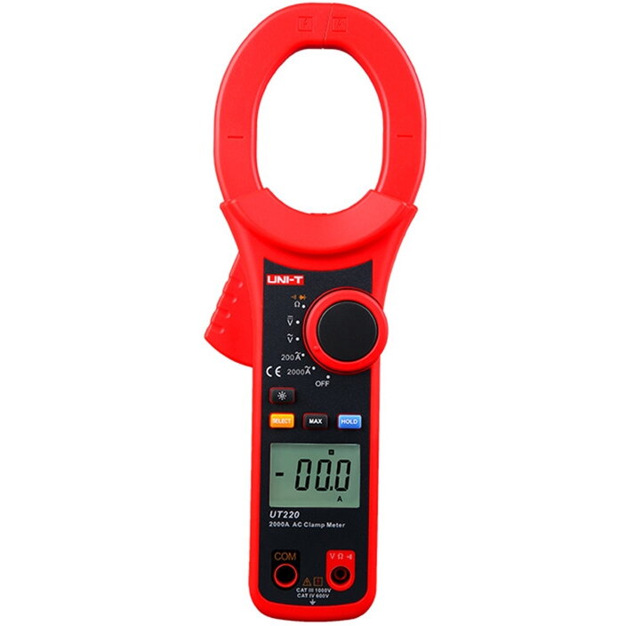 Clește Ampermetric Digital Uni-t UT220 Roșu/Gri
