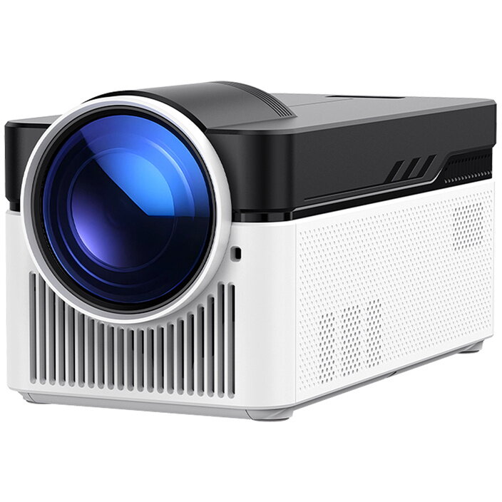 Videoproiector HY450 Rezolutie Nativa 1080p Suport pentru 4K 900ANSI Wi-Fi Bluetooth Android 11 Alb/Negru