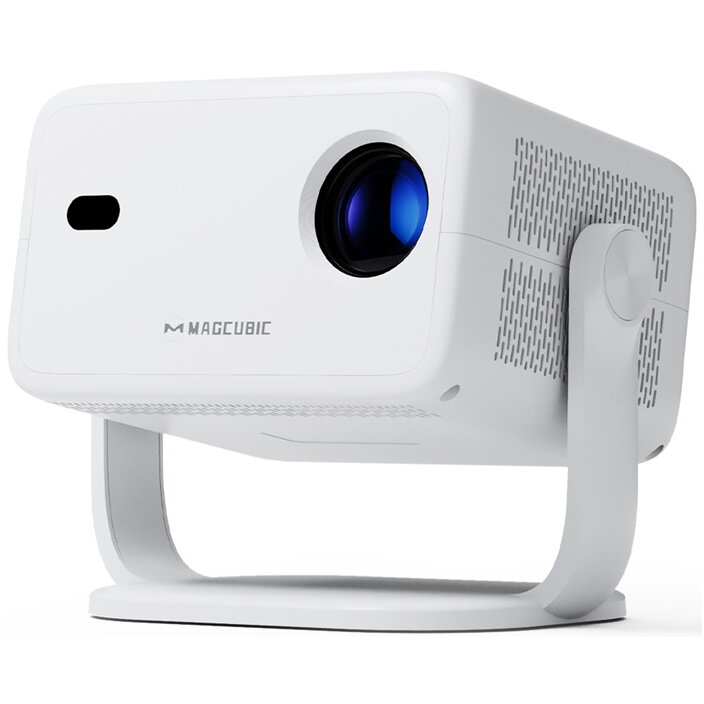 Videoproiector L018 Rezolutie 1080P 400 ANSI Wi-Fi6 Bluetooth Android 14 Alb