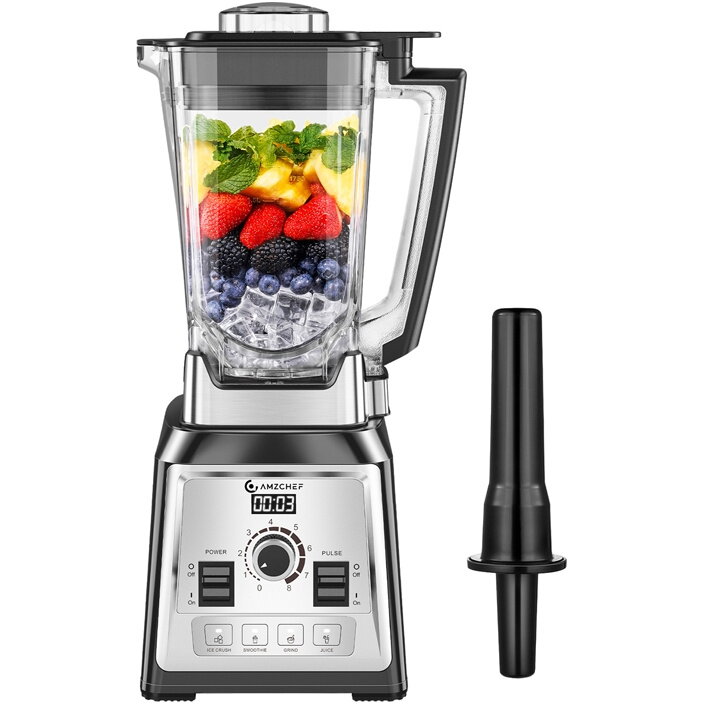 Blender de Masa CE-NY-8088MJD Capacitate 2L Putere 2000W Negru/Inox