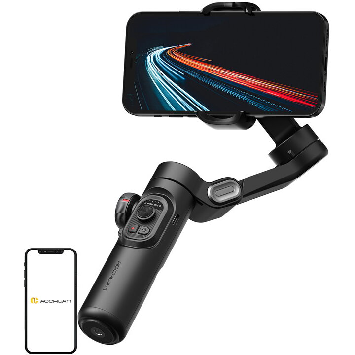 Stabilizator AOCHUAN XE Gimbal Standard Negru