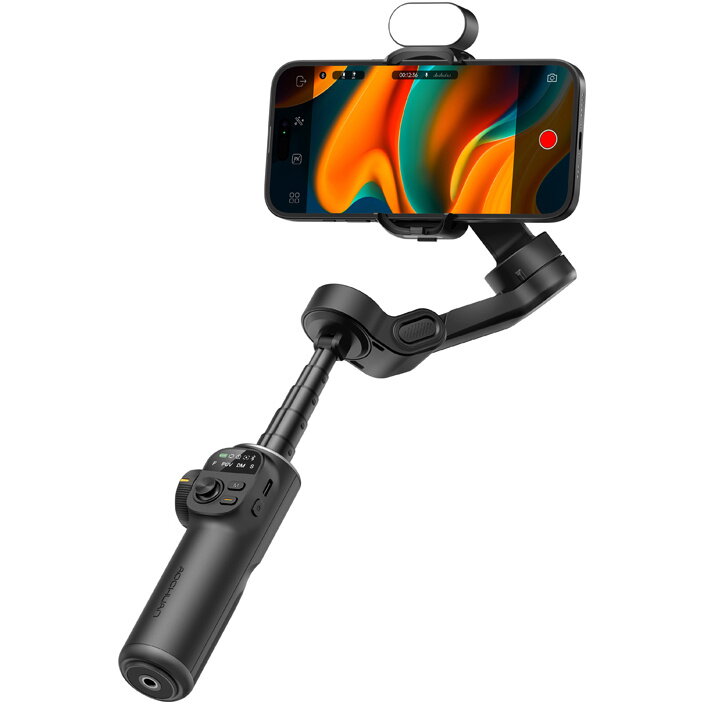 Gimbal AOCHUAN X2 cu Iluminare RGB Negru — imaginea 2
