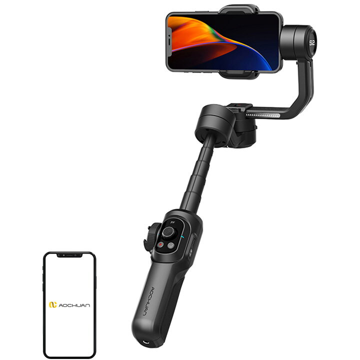 Gimbal AOCHUAN S2 5200mAh Negru