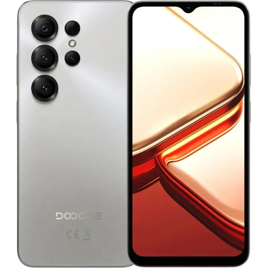 Telefon Doogee Note 56X Pro 4GB RAM 128GB NFC 4G Octa-Core 6.56Inch HD+ 90Hz 6150mAh Android 16 Mist Gray