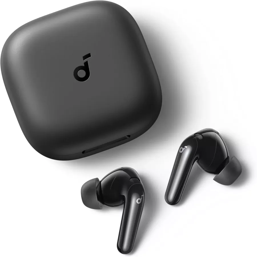 Căști Bluetooth Anker Soundcore R60i ANC Hi-Res Sound Autonomie 50 Ore IP55 Bluetooth 6.1 Negru