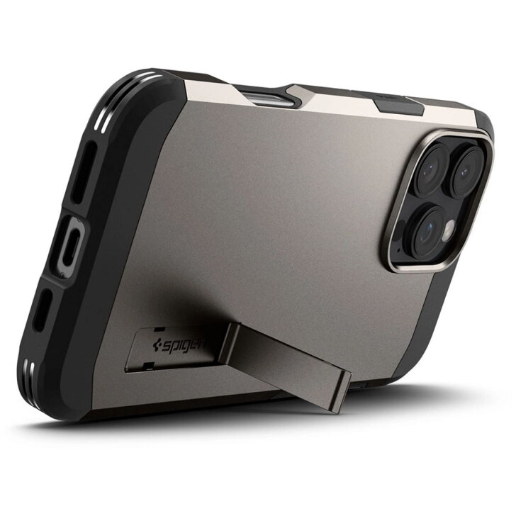Husa Spigen Apple iPhone 16 Pro Tough Armor Negru — imaginea 2