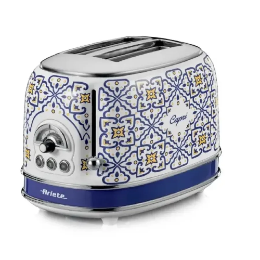 Prăjitor de Pâine Ariete 0155 Vintage 810W 2 Felii Capri