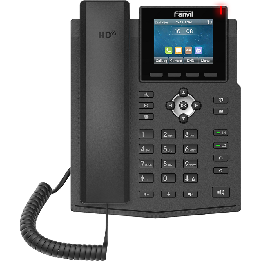 Telefon Fix IP Profesional FANVIL X3SG Pro Ecran Color 2.8Inch Negru