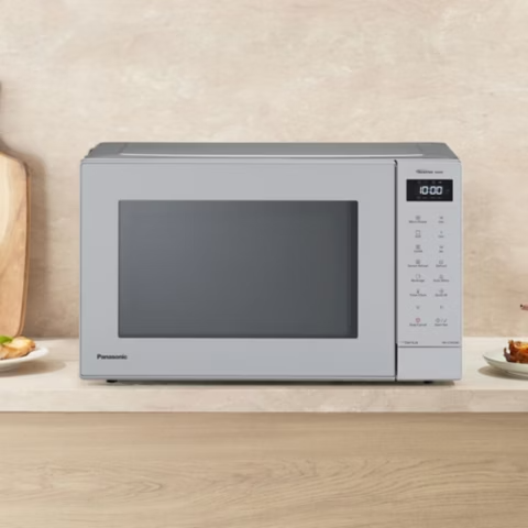 Cuptor cu Microunde Panasonic NN-GT66QMEPG Inverter cu Grill Capacitate 31L 23 Programe Automate Senzor Încălzire 1000W Argintiu — imaginea 5