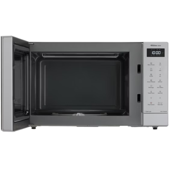 Cuptor cu Microunde Panasonic NN-GT66QMEPG Inverter cu Grill Capacitate 31L 23 Programe Automate Senzor Încălzire 1000W Argintiu — imaginea 2