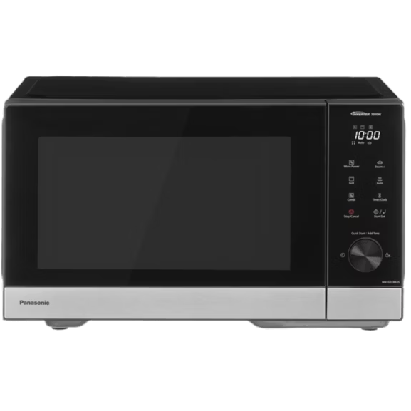 Cuptor cu Microunde Panasonic NN-GD38QSEPG cu Inverter Grill Steam Pot 29L 18 Programe Automate 1000W Negru