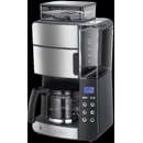 Cafetiera Russel Hobbs Grind & Brew 25610-56 Rezervor Apa 1.25L Rasnita Incorporata Recipient Boabe Cafea 250G 1000W Inox/Negru