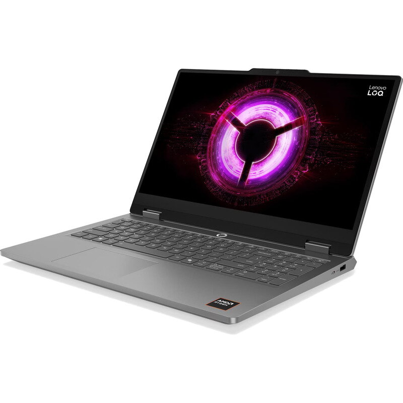 Laptop Lenovo LOQ Essential FHD 15.6 inch AMD Ryzen 7 170 16GB 512GB SSD RTX 5060 Windows 11 Home Luna Grey — imaginea 3